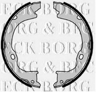 BORG & BECK bbs6430 -  Комплект тормозных колодок